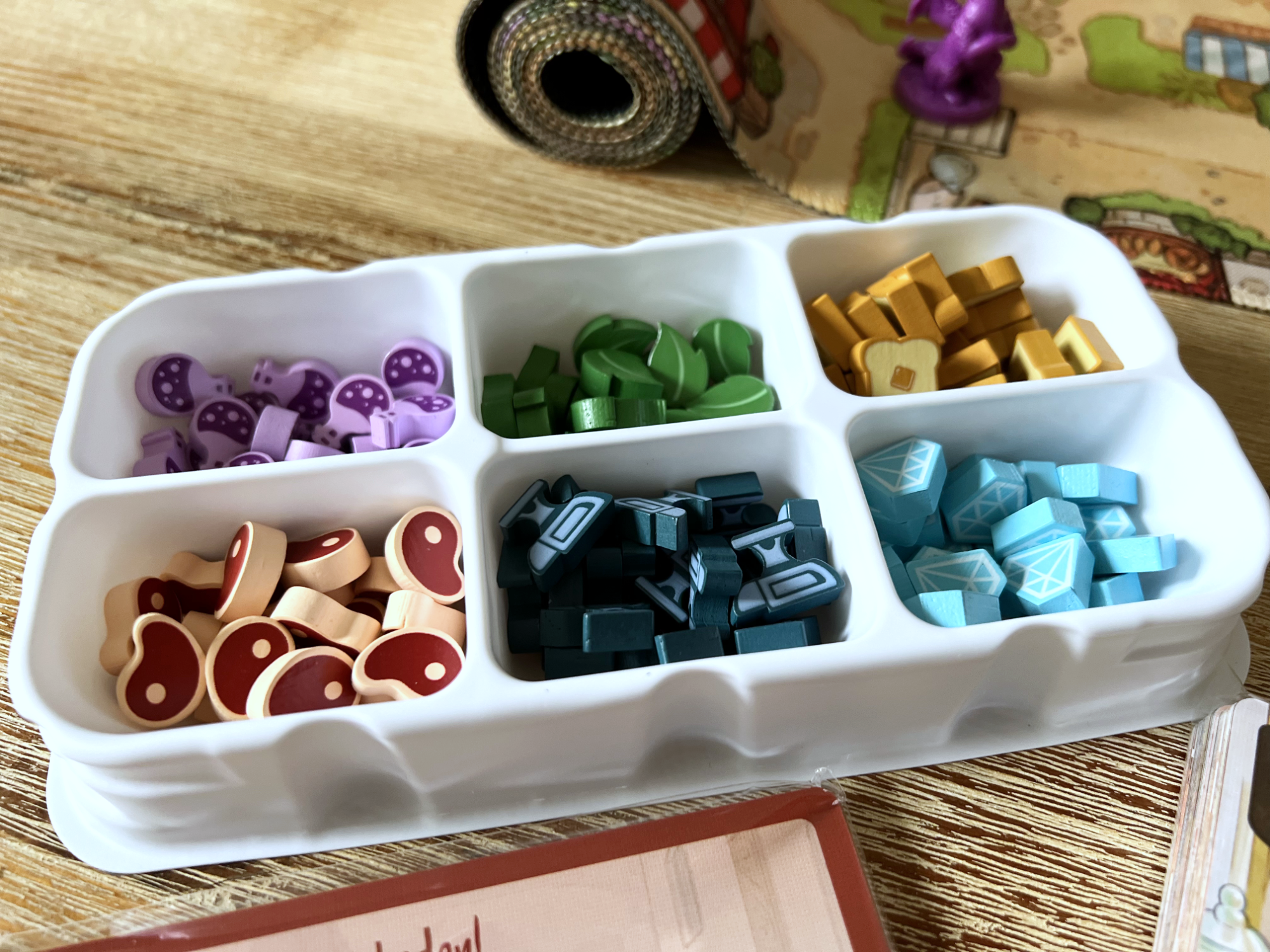 Flamecraft Tray mit Holztokens